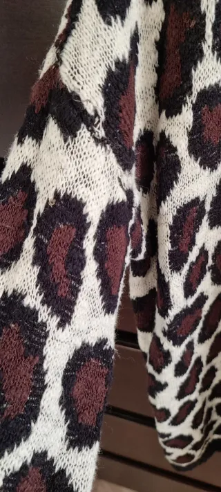 Rebeca larga Mango animal print