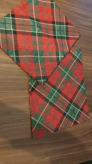 Sacchetti regalo Natale tartan