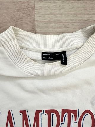 Sudadera ASOS y Zara rayas azul/blanco