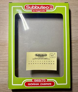 Subbuteo La Leggenda Team Gornik Zabrze 1969/70