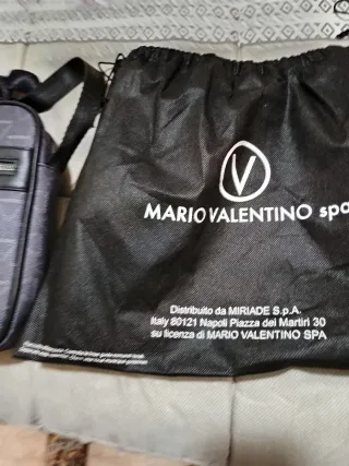 Bandolera Valentino Negra y Gris