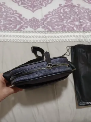 Bandolera Valentino Negra y Gris