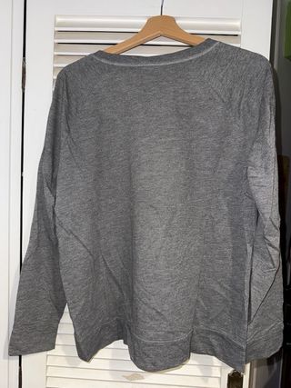 Sudadera H&M Gris Manga Larga