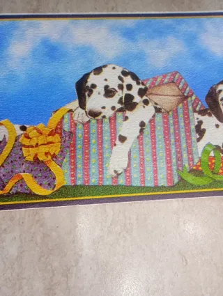 Carta da parati set 2 bordi la carica dei 101