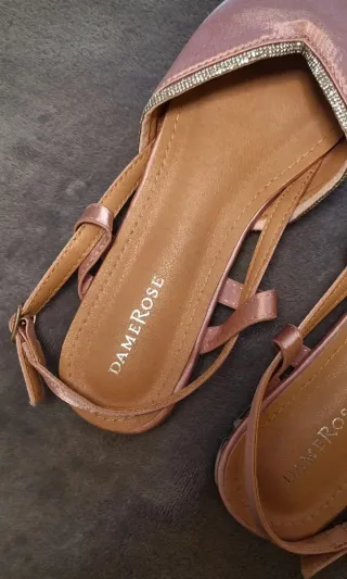 Ballerine DameRose rosa con strass