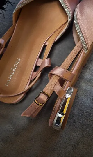 Ballerine DameRose rosa con strass