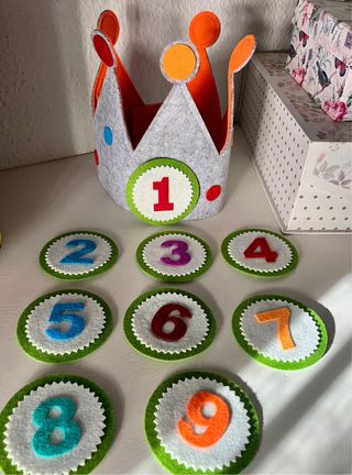 Gorro de cumpleaños con números