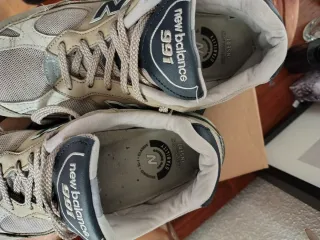 Zapatillas New Balance 991 Talla 44 Beige/Gris