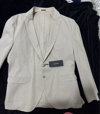 Massimo Dutti Traje Beige Talla camisa XXL
