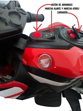 Moto Eléctrica Infantil Honda CBR 1000RR Roja