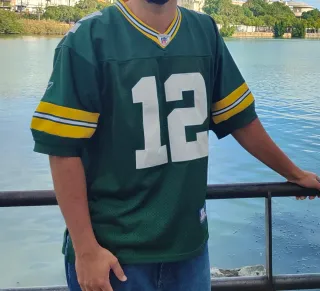 Camiseta NFL Green Bay Packers #12 Aaron Rodgers