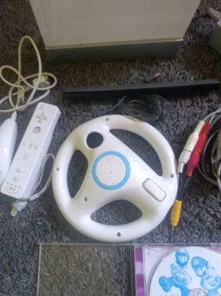 Nintendo Wii + Mario Kart + Accessori