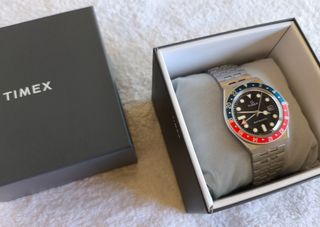 RELOJ Q TIMEX GMT PEPSI