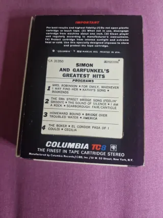 Simon & Garfunkel 8-Track Stereo