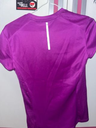 Camiseta Adidas Running Morada Transpirable