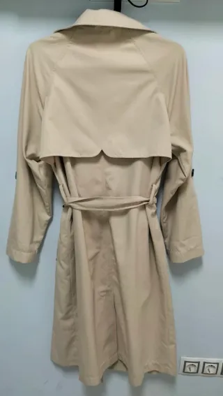 Trench largo Stradivarius beige T.S