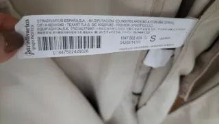 Trench largo Stradivarius beige T.S