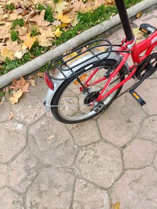 Bicicleta plegable urbana 20” como nueva