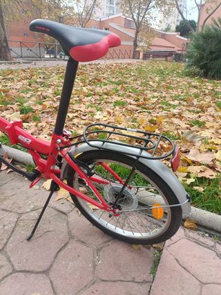 Bicicleta plegable urbana 20” como nueva