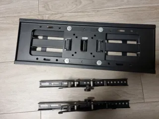 Soporte TV pared articulado negro