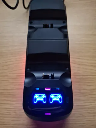 Estación de carga RGB Mandos PS4