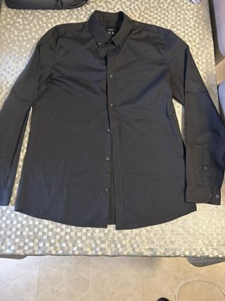 Camisa Slim Fit Negra LEFTIES Talla M