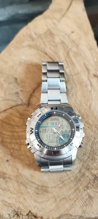 Reloj CASIO AMW-706 FISHING GEAR,Acero