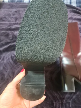 Botas altas Zara T40 Marrón-rojizo