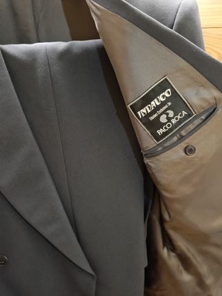Traje sastre Torino gris Marengo, impecable.
