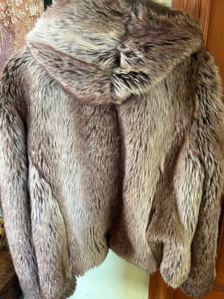 Chaquetón pelo marrón