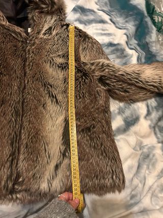 Chaquetón pelo marrón