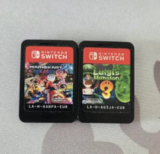 Mario Kart Deluxe & Luigi's Mansion 3 senza scatola