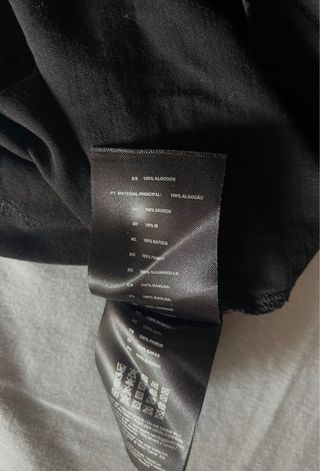 Camiseta Antony Morato Negra Manga Corta algodón