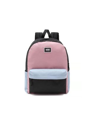 Mochila Vans Old Skool Rosa, Azul y Negra