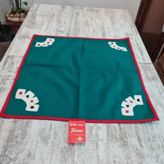 Tapete de póker con naipes Fournier