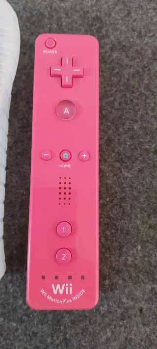 Controller Wii Rosa + Custodia in Silicone