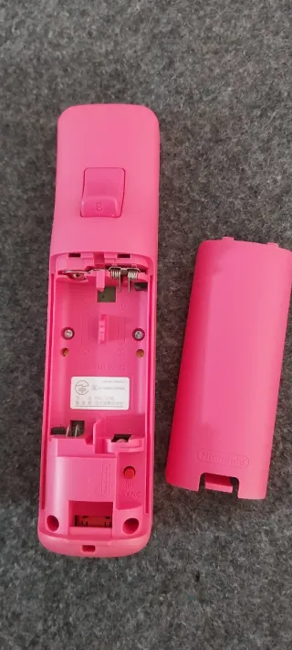 Controller Wii Rosa + Custodia in Silicone