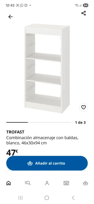 Estantería Ikea Blanca Madera