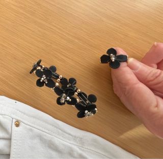 Conjunto fiesta negro y blanco