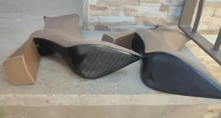 Botas Zara Tacon Marron