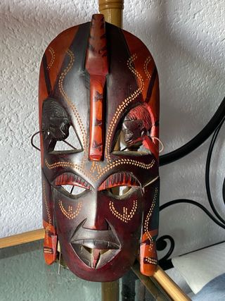Máscara Africana Artesanal Madera