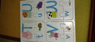 Puzzle Peppa Pig: Aprendo el Abecedario