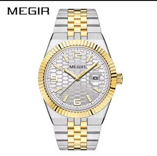 Reloj MEGIR Hombre Oro y Plata