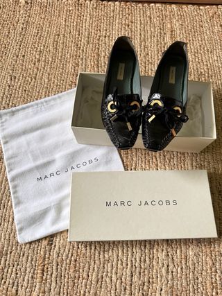 Mocasines Marc Jacobs Negros Charol