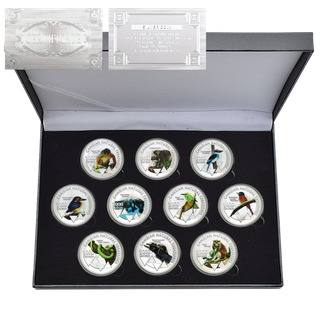 GAMBIA COLECCIÓN 10 MONEDAS CONMEMORATIVAS