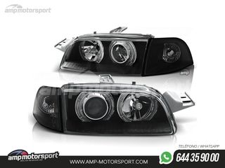 FAROS DELANTEROS OJOS DE ANGEL PARA FIAT PUNTO