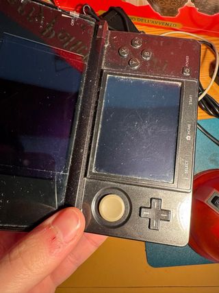 Nintendo 3DS Nero originale con caricatore