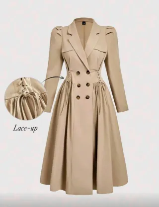 Gabardina Beige Elegante