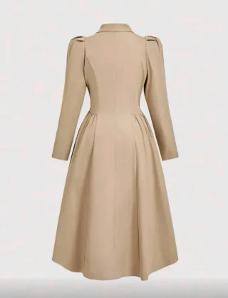 Gabardina Beige Elegante