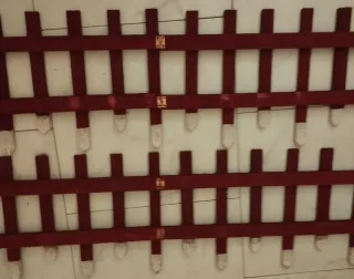 Recinto per albero di Natale in legno